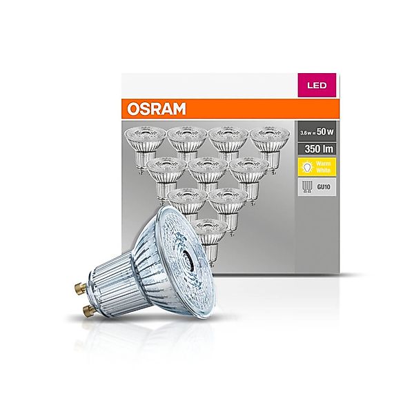 OSRAM LED-Reflektor GU10 4,3W 2.700K 350lm 10er günstig online kaufen