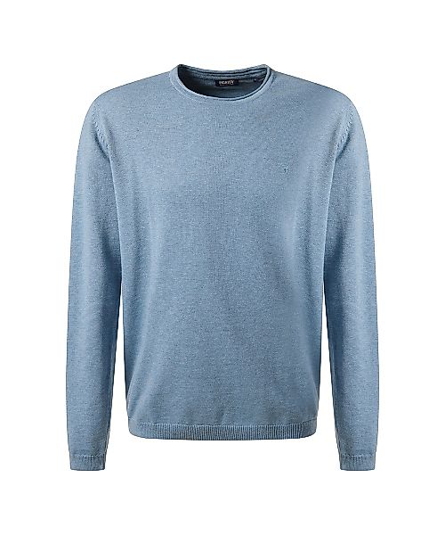Pioneer Authentic Jeans Rundhalspullover, Ausschnitt mit Rollkante, Außennä günstig online kaufen