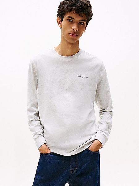 Tommy Jeans Langarmshirt TJM SLIM CHEST LINEAR LS TEE EXT Mit Rundhalsaussc günstig online kaufen