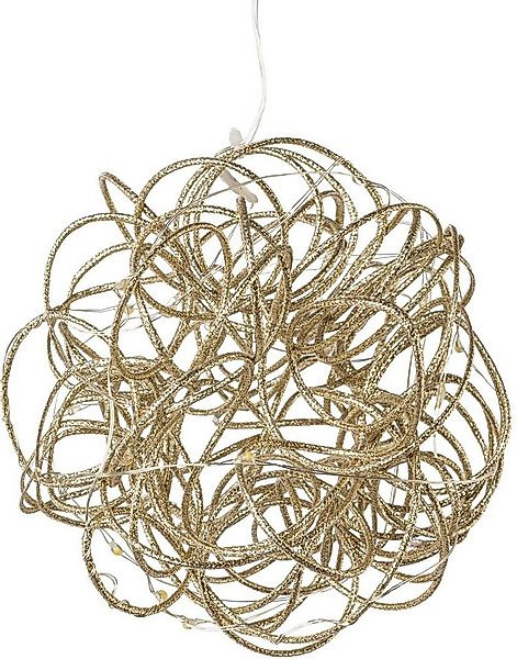 Creativ light Dekoobjekt Hänge-Drahtkugel (Set, 2 St), mit 10 LED's, Ø 15 c günstig online kaufen