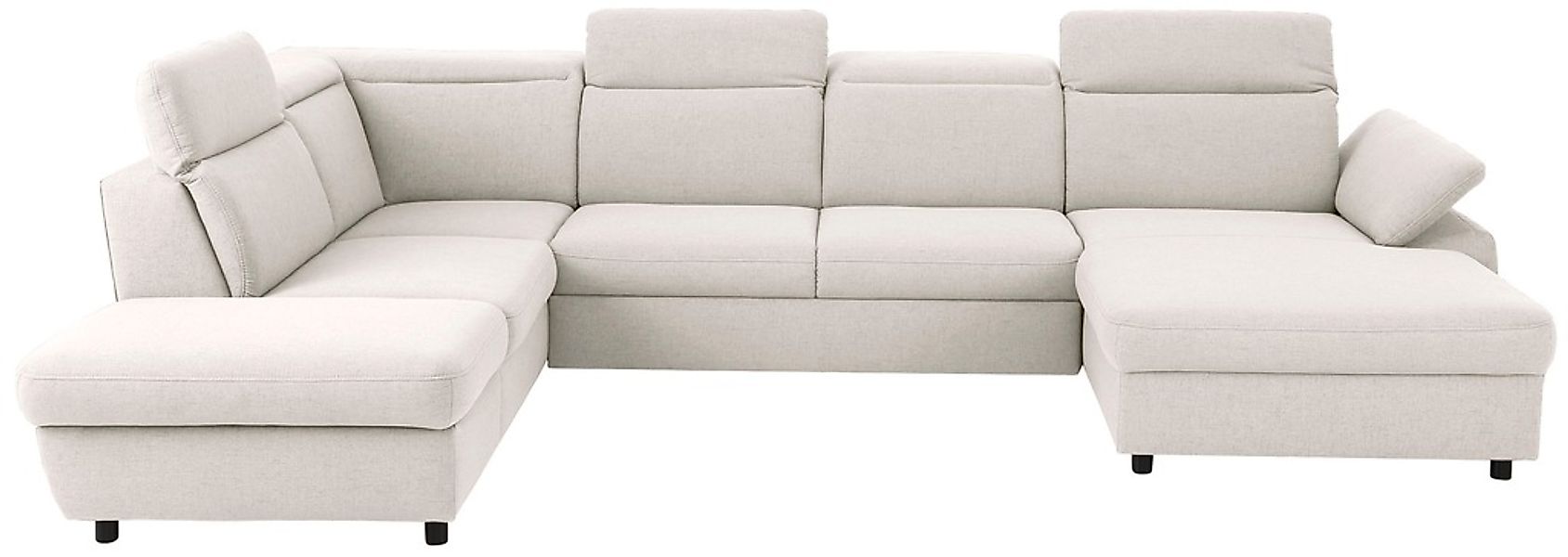 Home affaire Wohnlandschaft »Mauritius U-Form« mit Kopfteil- und Armlehnver günstig online kaufen