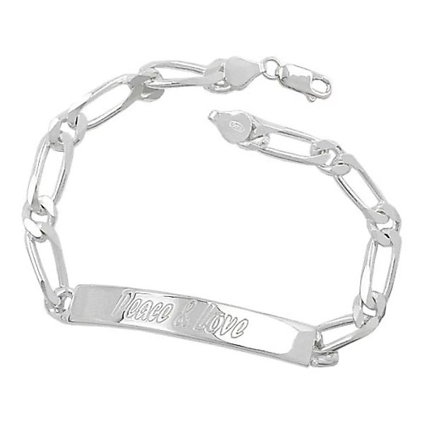 SIGO Armband Schildband, Peace u. Love, 6x diam, 925 günstig online kaufen