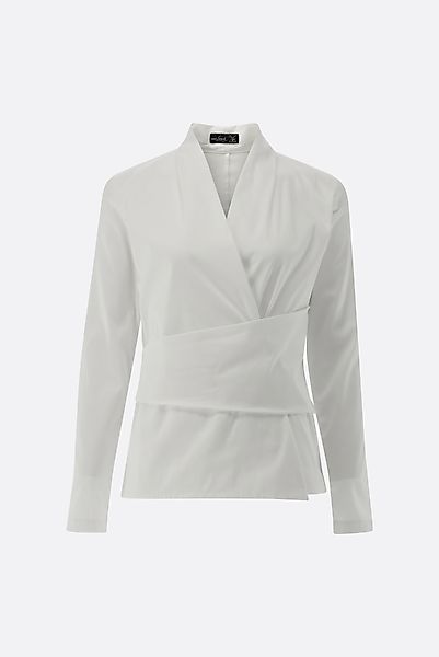 Schlupfbluse tailliert mit Wickeloptik günstig online kaufen