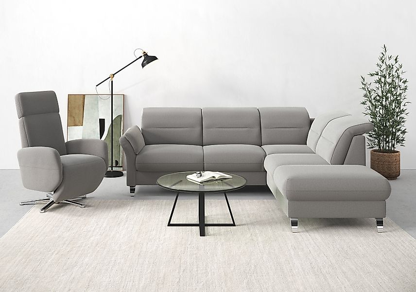 sit&more Ecksofa Grenoble L-Form mit Federkern, günstig online kaufen
