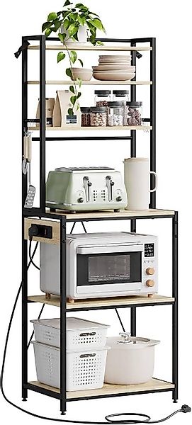 Woltu Küchenregal, 1-tlg., 6-stöckig, 6 Haken, günstig online kaufen