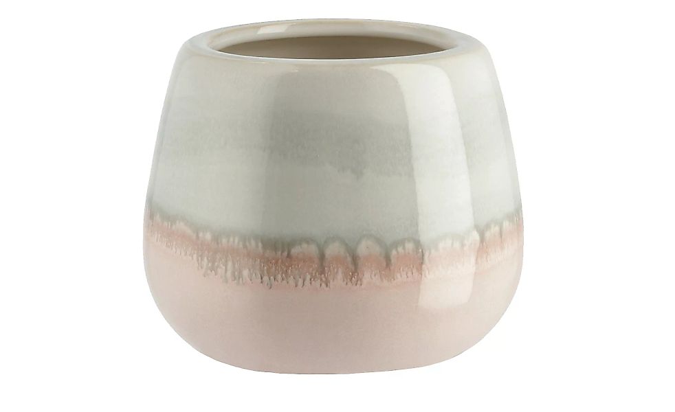 Vase - rosa/pink - Steingut - 10 cm - Dekoration > Vasen - Möbel Kraft günstig online kaufen