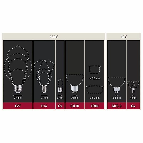 Paulmann LED-Kopfspiegellampe E14 2,6W 827 kupfer günstig online kaufen