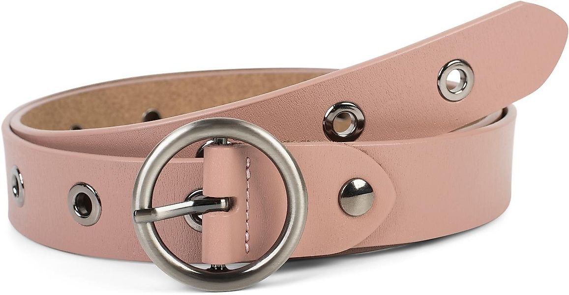 styleBREAKER Ledergürtel Leder Gürtel mit Lochnieten günstig online kaufen