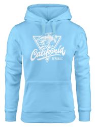 Neverless Hoodie California Republic Kapuzen-Pullover Design günstig online kaufen