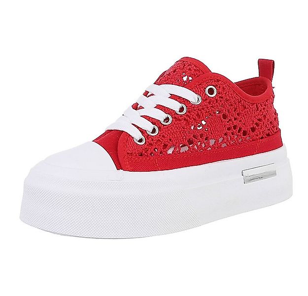 Ital-Design Damen Low-Top Freizeit Sneaker (88828256) Flach Sneakers Low in günstig online kaufen