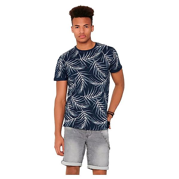 Only & Sons Iason Slim Aop Kurzärmeliges T-shirt XL Dress Blues günstig online kaufen