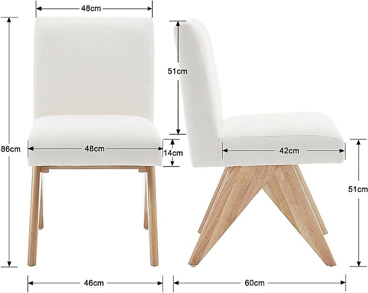 WAHSON OFFICE CHAIRS Esszimmerstuhl 2er Set günstig online kaufen