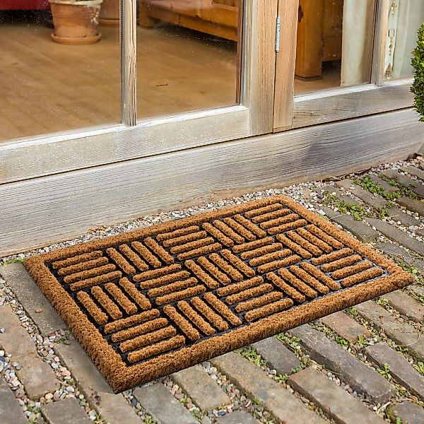 ASTRA Fußmatte "Coco Home 3" rechteckig 16 mm Höhe Kokos, Türmatte, Hoch Ti günstig online kaufen