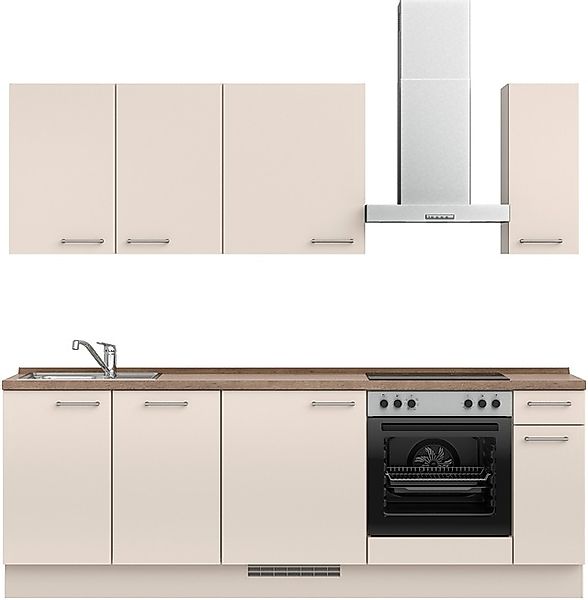 nobilia® Küchenzeile »"Laser I", Ausrichtung wählbar, Breite 240 cm« vormon günstig online kaufen