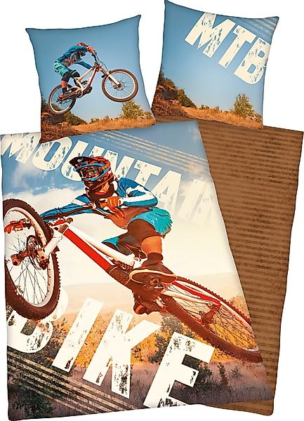 Herding Young Collection Jugendbettwäsche Mountainbike, Renforcé, günstig online kaufen