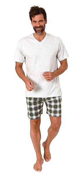 Normann Pyjama Normann Herren kurzarm Schlafanzug günstig online kaufen