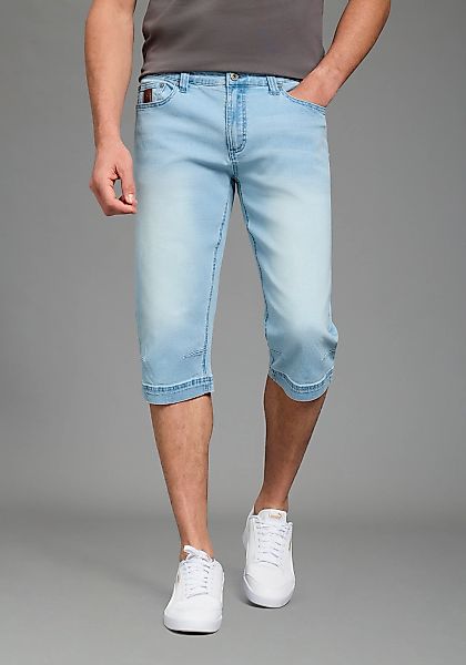 Bruno Banani Jeansbermudas Straight-Fit, normale Leibhöhe, aus elastischem günstig online kaufen
