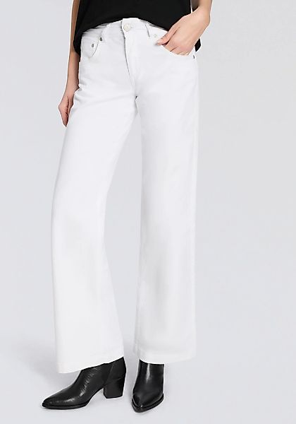 Herrlicher 5-Pocket-Jeans "Edna Denim White Stretch" im Flared Fit günstig online kaufen