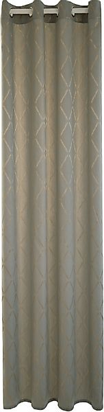 HOMING Gardine "Deron" Ösen 1 Stk. tlg. blickdicht, Rauten, edles Muster, W günstig online kaufen