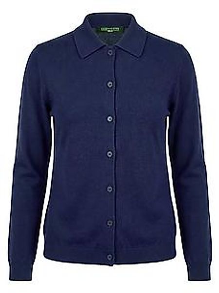 Strickjacke Fadenmeister Berlin blau günstig online kaufen