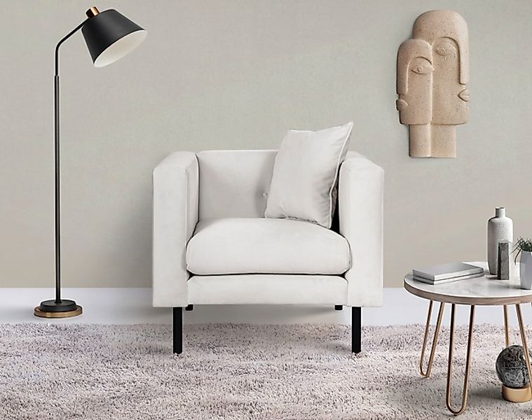 Home affaire Sessel »Lillibeth Cocktailsessel, Loungesessel, Maße B/T/H: 90 günstig online kaufen