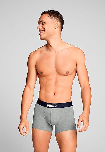 PUMA Boxer "PUMA MEN EVERYDAY PLACED LOGO BOXERS 2P" Packung, 2er-Pack, mit günstig online kaufen
