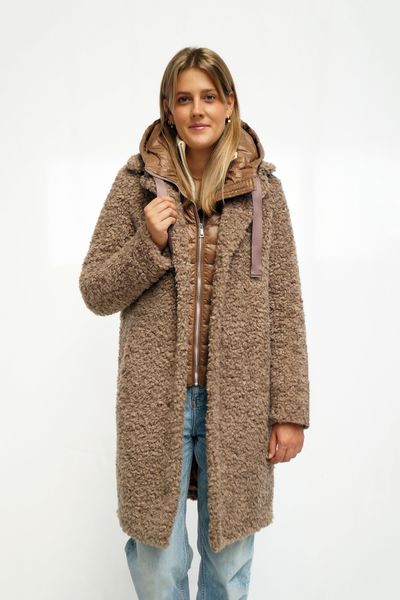 FUNK since 1776 Fellimitatmantel lang in günstig online kaufen