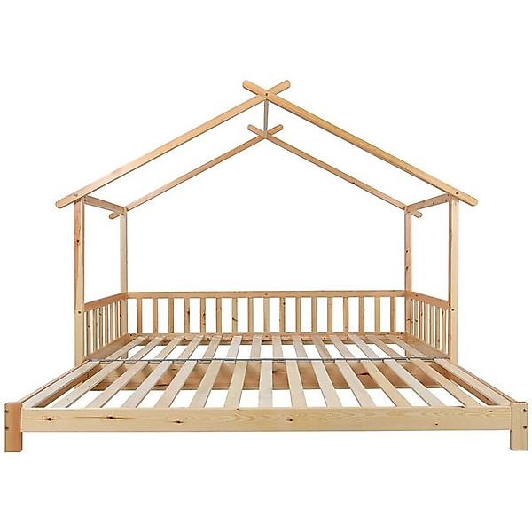 DOPWii Kinderbett 200x90cm Erweiterbares Baumhausbett, Hausbett, Kinderbett günstig online kaufen