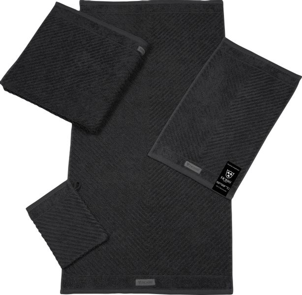 ROSS Gästehandtuch "Smart" Uni-Rippe mit Velourslabel günstig online kaufen