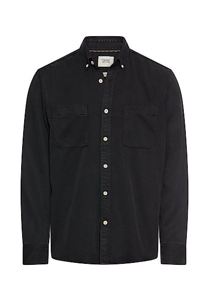 camel active Langarmhemd mit Brusttasche Langarm Button-Down Button-Down günstig online kaufen