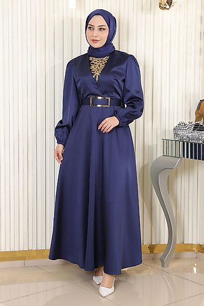 MODAMİHRAM Midikleid Abendkleid mit Steinverzierung günstig online kaufen