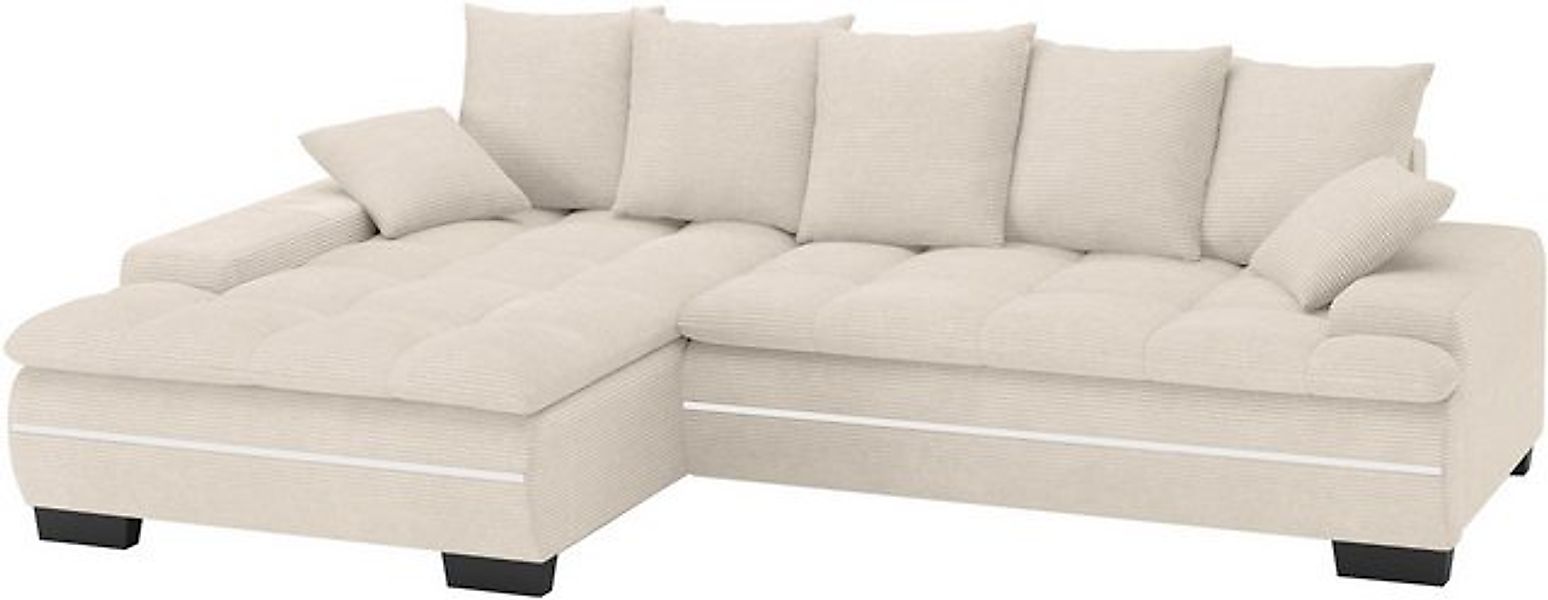 Mr. Couch Ecksofa Haiti II, L-Form, RGB-LED Beleuchtung, Kaltschaum, wahlwe günstig online kaufen