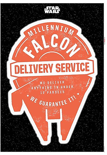 Komar Wandtattoo "Star Wars Delivery Service - Größe 50 x 70 cm" selbstkleb günstig online kaufen