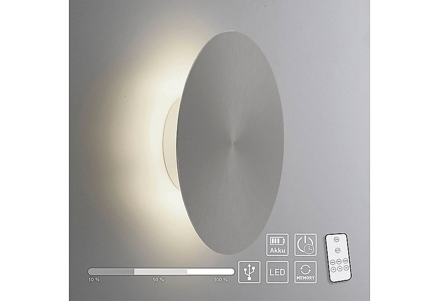 Paul Neuhaus Wandleuchte AKKU PUNTU, LED fest integriert, Warmweiß günstig online kaufen