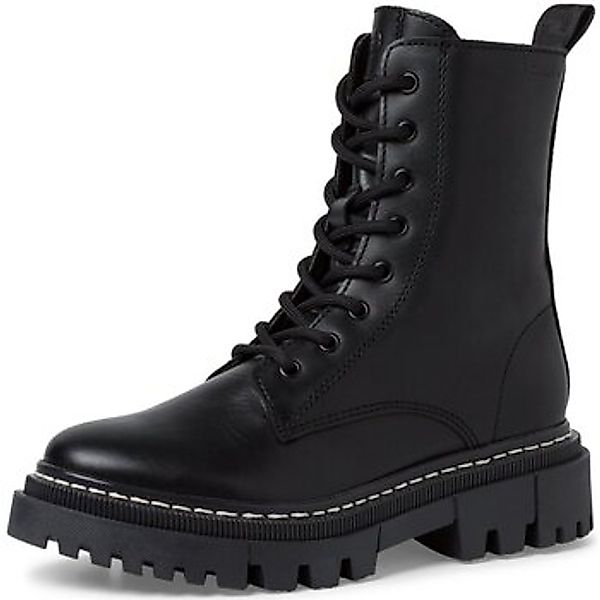 Tamaris Schnürstiefelette, Blockabsatz, Plateau, Schnürboots mit Logoprägun günstig online kaufen