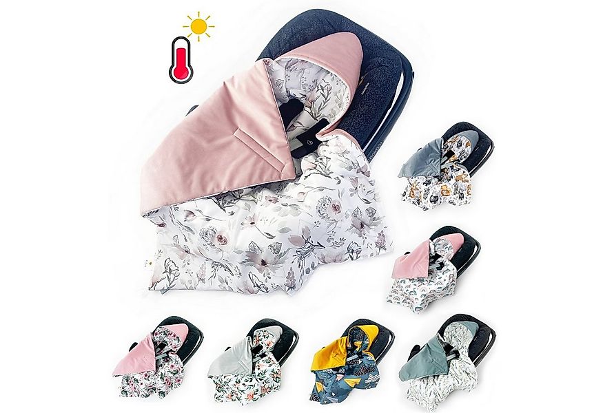 Einschlagdecke Ganzjährige Einschlagdecke Babyschale Autositz universal,0-6 günstig online kaufen