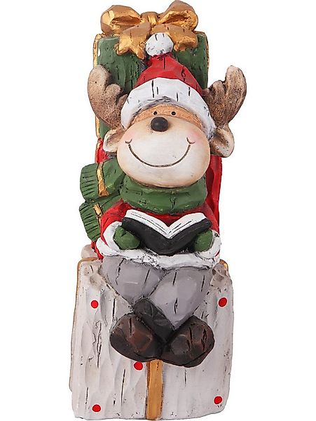 Trend Line Weihnachtsfigur Dekofigur Rentier 34 cm bunt günstig online kaufen