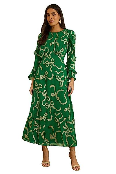 Love & Roses Maxikleid Love & Roses Maxikleid mit Rüschenärmeln, Regular (1 günstig online kaufen