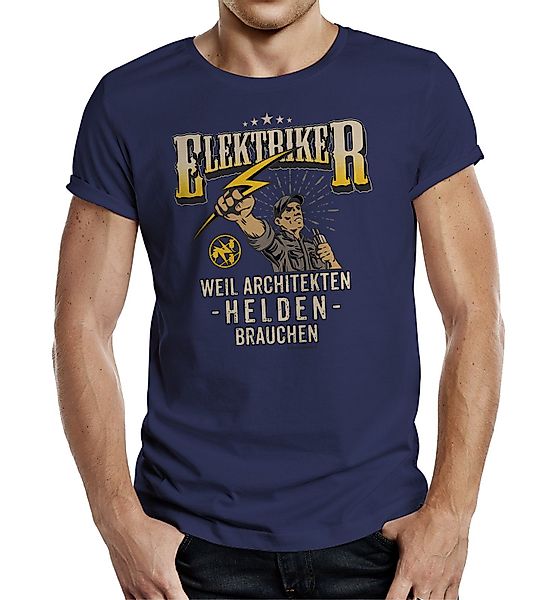 RAHMENLOS® T-Shirt Geschenk für Elektriker - günstig online kaufen