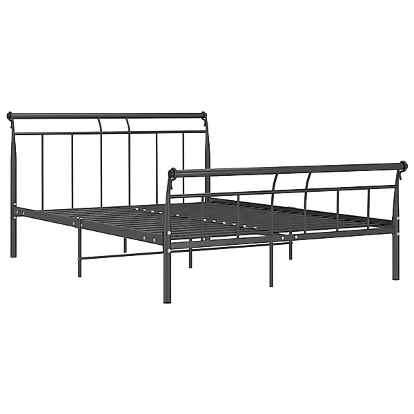 Bettgestell Schwarz Metall 140x200 Cm günstig online kaufen