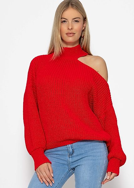SASSYCLASSY Strickpullover Oversize Pullover Damen mit günstig online kaufen