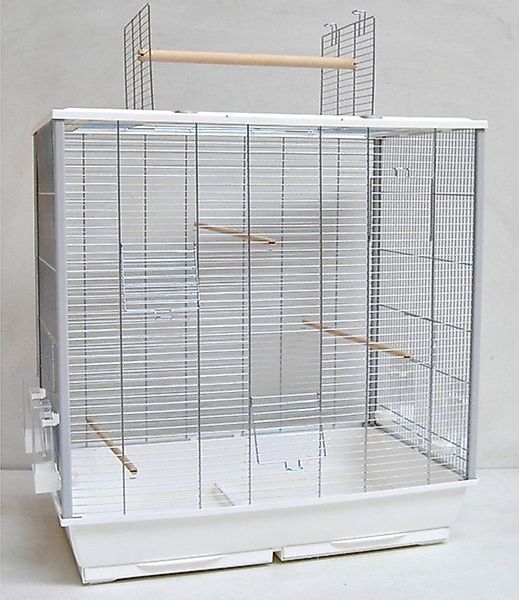 Ollesch Vogelkäfig Großer Vogelkäfig Wellensittich Kanarien Großsittich mit günstig online kaufen