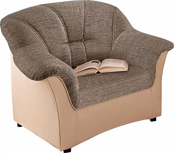 DOMO collection Sessel "Flores", wahlweise mit Federkern (nicht bei Microfa günstig online kaufen