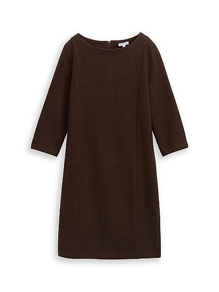 TOM TAILOR Baseball Cap dress cosy rib dark pecan brown melange günstig online kaufen