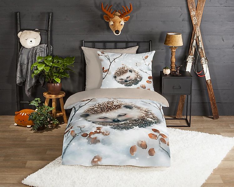 good morning Kinderbettwäsche "Jussi" 2 Stk. Flanell Biber, 135x200, Warm, günstig online kaufen