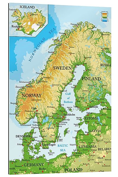 Posterlounge Poster Editors Choice, Skandinavien - günstig online kaufen