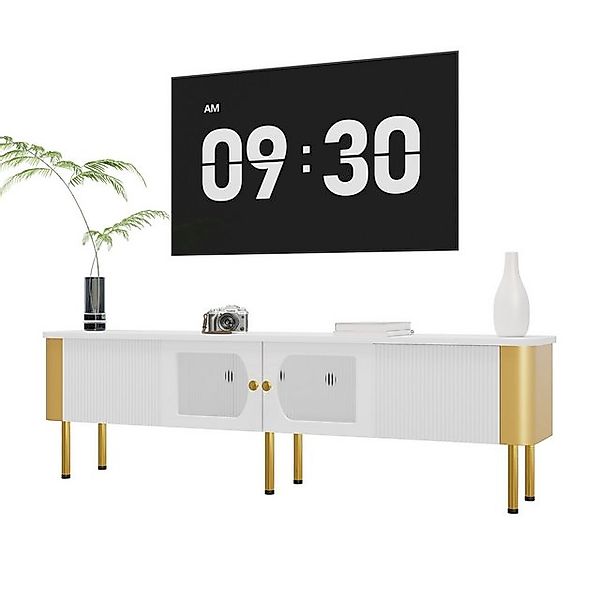 Gotagee TV-Schrank Fernsehtisch Beistelltisch Bogenform Fernsehschrank mode günstig online kaufen