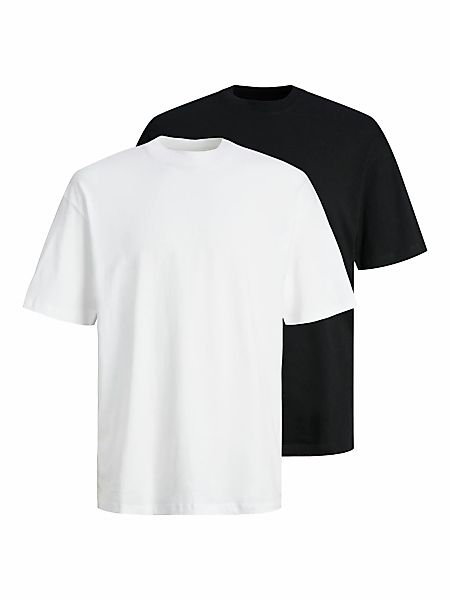 Jack & Jones Rundhalsshirt "JJEBRADLEY TEE SS O-NECK 2PK MP NOOS" Packung, günstig online kaufen