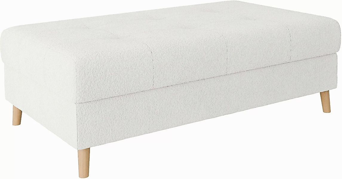 Home affaire Polsterhocker CHARRE XXL, Steppung günstig online kaufen