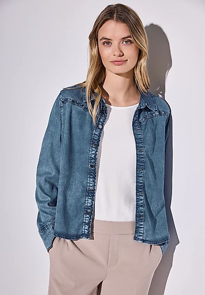 STREET ONE Jeansbluse, mit Nieten günstig online kaufen